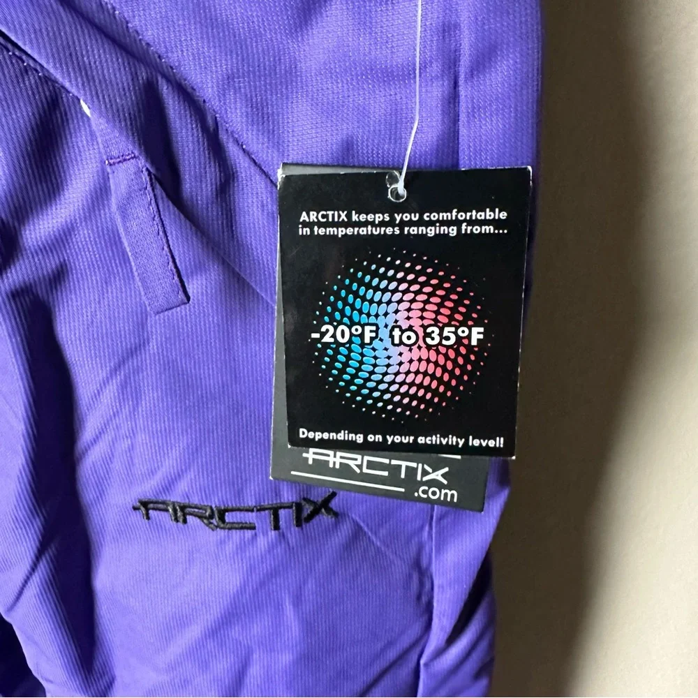 New Arctix limitless snow bibs snow pants purple - Picture 8 of 8